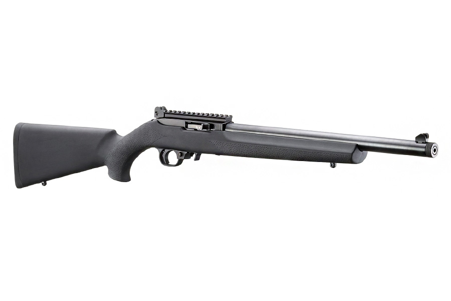 Ruger® 10/22 Semi Auto Rifle, 22LR, 16.1″ Threaded Bull Barrel, Black ...