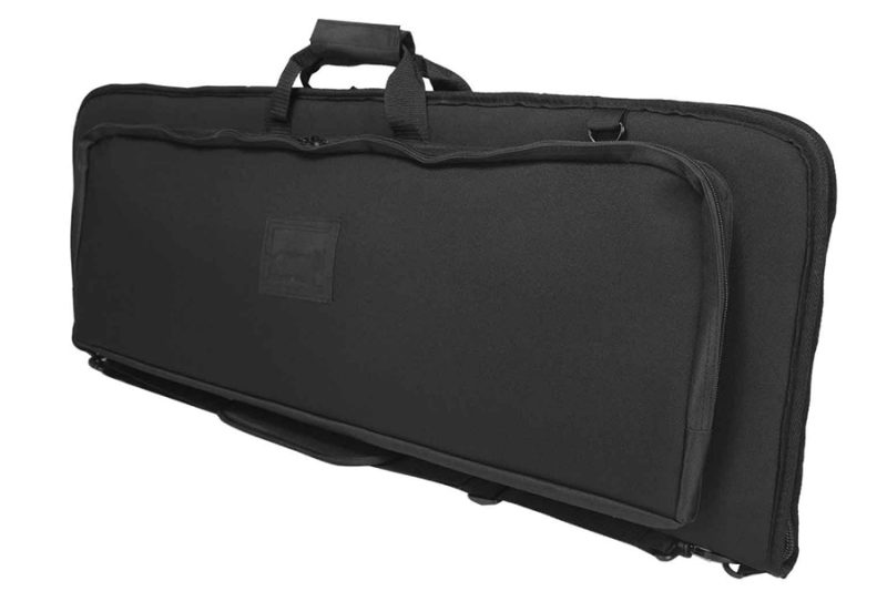 Vism Deluxe Rifle Case, 36″ Black, With Covered Mag & Accessory Pouches 