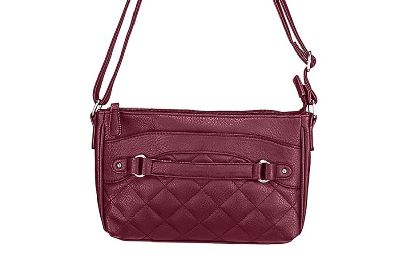 VISM Concealed Carry Purse BWS003, Crossbody Quilted, Red. – J&G Sales