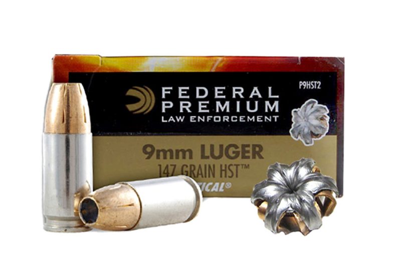 9mm Federal HST 147gr JHP Ammo, 50rd Box. P9HST2 – J&G Sales