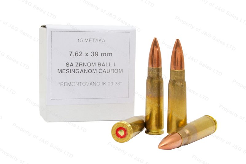 7.62×39 Yugo Military Surplus Ammo, 124gr FMJ M67, Igman Mfg, 1260rds ...