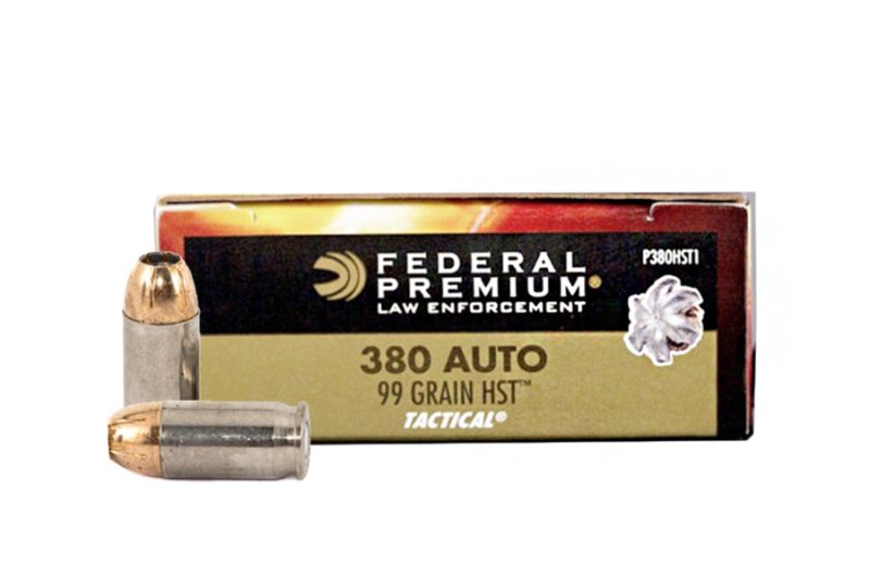 380ACP Federal HST 99gr JHP Ammo, 50rd Box. P380HST1 – J&G Sales