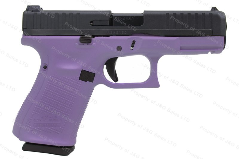 Glock 44 22LR Semi Auto Pistol, 10rd Mags, Purple Cerakote Frame, Black ...