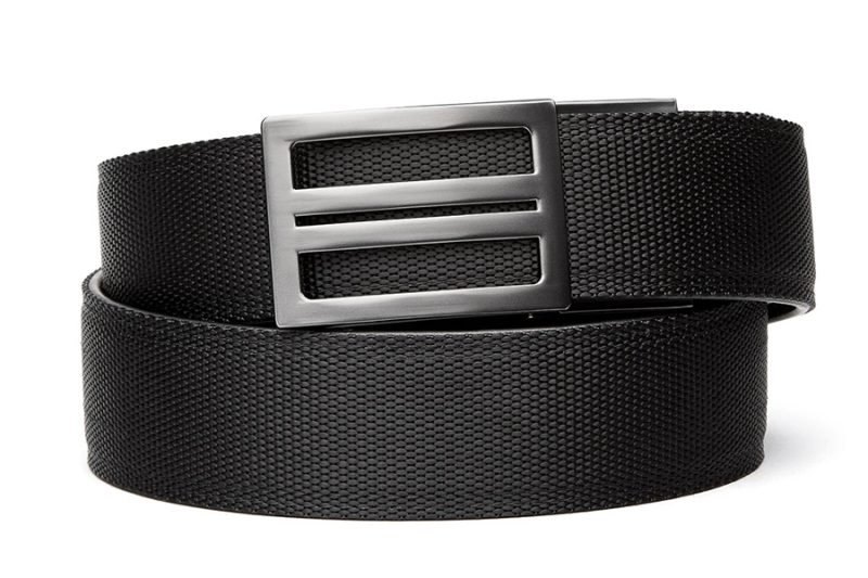 Kore Essentials Tactical Black Nylon Gun Belt, X1 Gunmetal Buckle, 24 ...