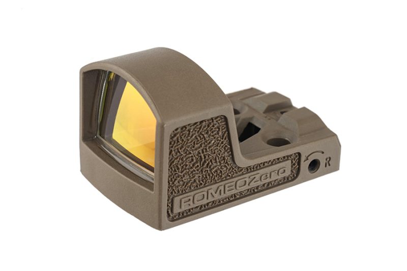 Sig Sauer Romeo Zero Micro Red Dot Sight, 3 MOA Dot, FDE with Hood ...