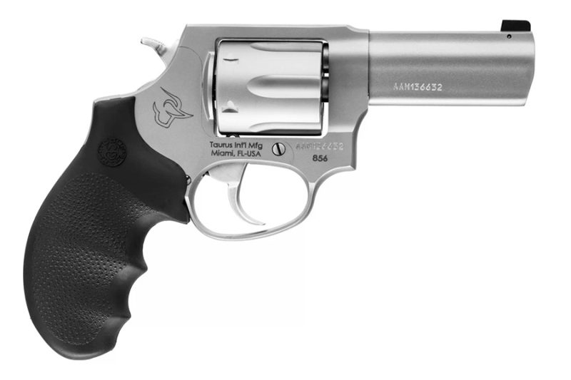 Taurus 856 Revolver, 38 Special, 3” Barrel, Night Sight, Stainless, New ...