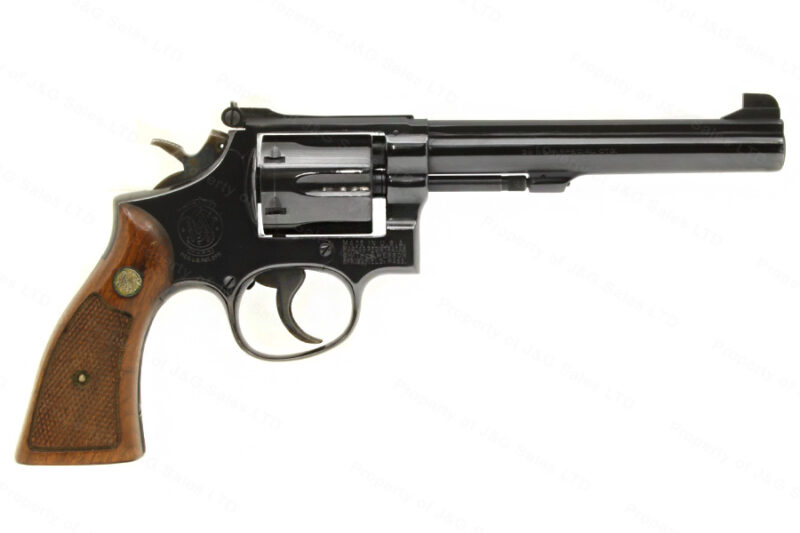Smith & Wesson 14 Revolver, 38 Special, 6″ Barrel, Blued 