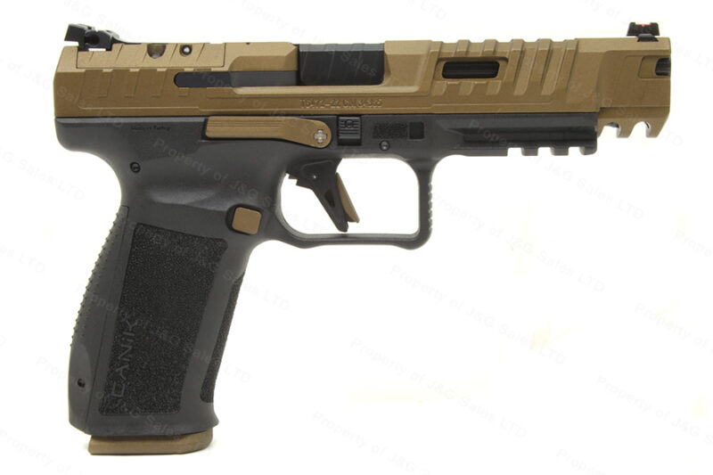 Canik Rival TP9-SFX 9mm Semi Auto Pistol, TP9SFx, 5″ Barrel, Bronze 1 ...