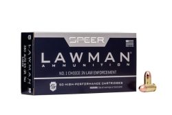 380ACP Speer Lawman 95gr TMJ Ammo, 50rd Box. 53608