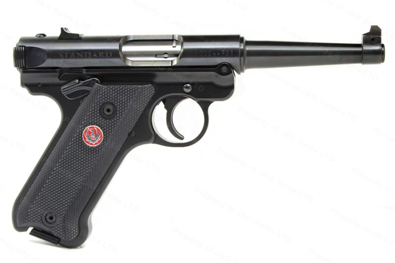 Ruger® MKIV Standard Model Semi Auto Pistol, 22LR, 4.75″ Tapered Barrel ...