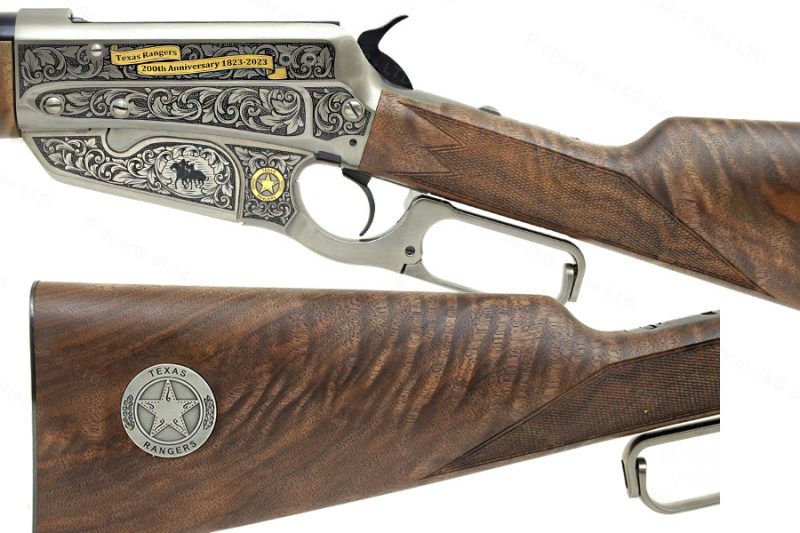 Texas Ranger 3 Gun Set: Win 1895 Blued High Grade, Win 1895 Silver ...