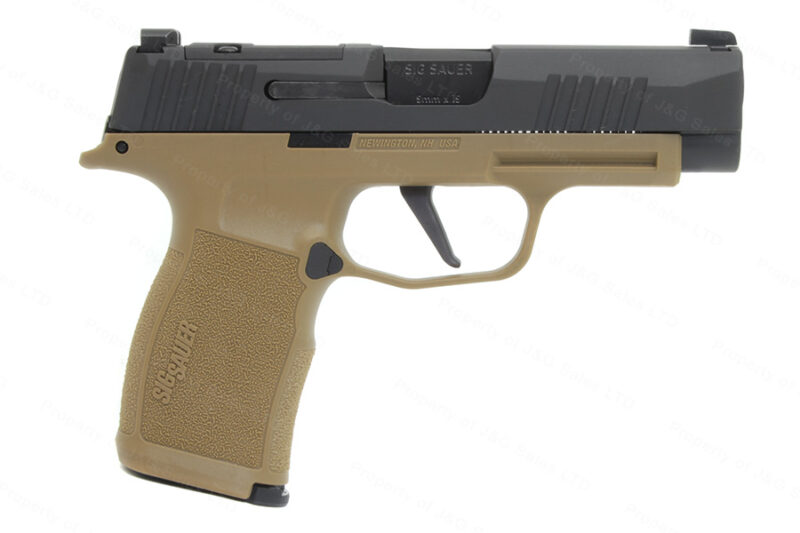 Sig Sauer P365XL Semi Auto Pistol, 9mm, 3.7″ Barrel, FDE & Black ...