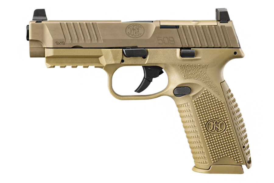 FNH 509 Fullsize MRD Semi Auto Pistol, 9mm, 4.5″ Barrel, Optic Ready ...