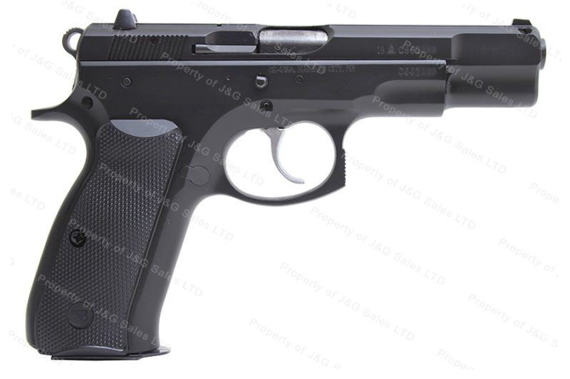 CZ 75B Semi Auto Pistol, 9mm, With Safety, Black, New. – J&G Sales