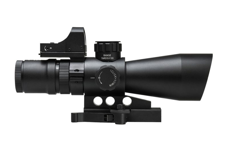 NcStar 3-9x42 MKIII Tactical Rifle Scope, Illuminated Red-Green Mil-Dot ...