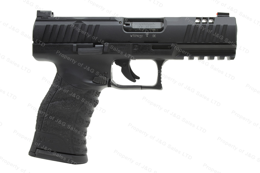 Walther Wmp Semi Auto Pistol 22 Magnum 45″ Barrel Black Optics Plate Exc Used Jandg Sales 4537