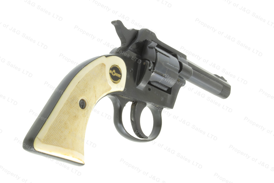 Rohm RG 10s Revolver, 22LR, 3.25″ Barrel, Black, Faux Ivory Grips, GSS ...