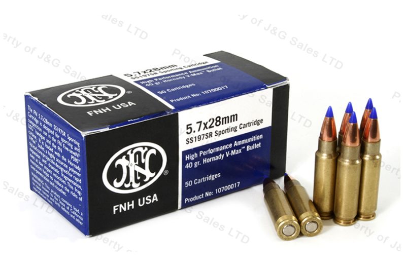 57x28mm Fnh 40gr V Max Ss197sr Ammo 50rd Box Jandg Sales