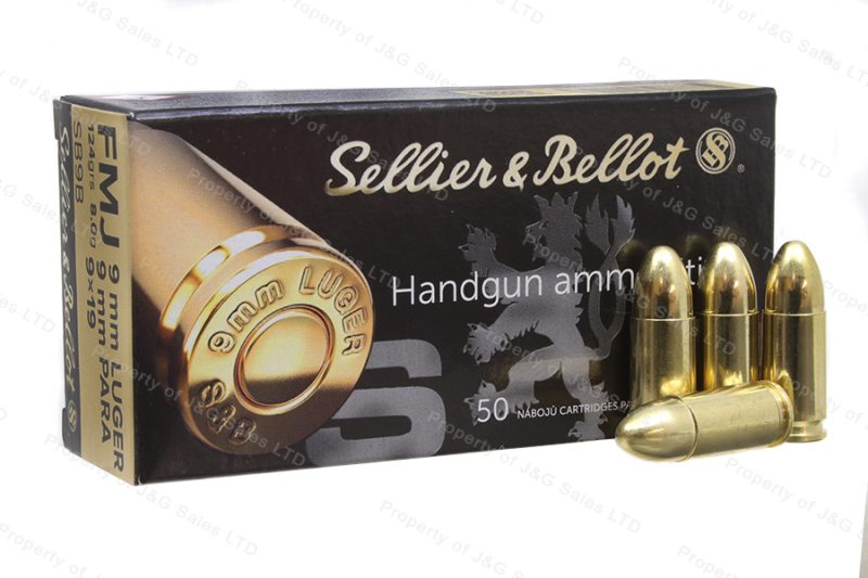 9mm Sandb 124gr Fmj Ammo Brass Case 1000rd Case Jandg Sales 5871