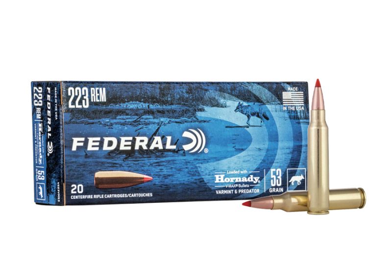 223 Federal Varmint 53gr V-Max Poly Tip, 20rd box. V223VM53. – J&G Sales