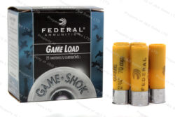 20ga Federal Game Shok, 2.75″, #7.5, H200-75, 25rd Box.