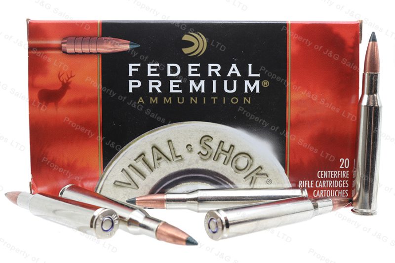 243 Win Federal Premium Trophy Copper Ammo, 85gr Poly-tip BT, 20rd Box ...