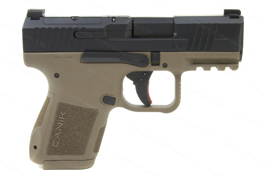 Canik METE MC9 9mm Semi Auto Micro Pistol, 3.18″ Barrel, FDE, Optics ...