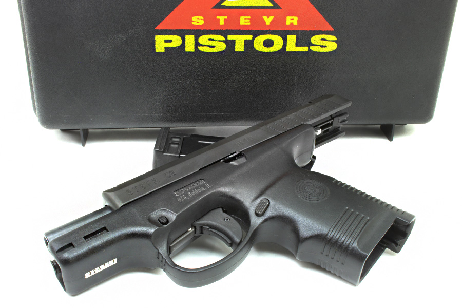 Steyr S9 Semi Auto Pistol, 9mm, 3.5″ Barrel, Black, Exc, Used. – J&G Sales