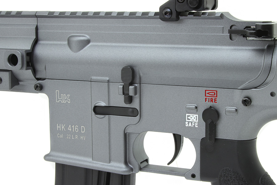 Heckler & Koch HK 416D Semi Auto AR Style Rifle, 22LR, 16″ Barrel, Gray ...